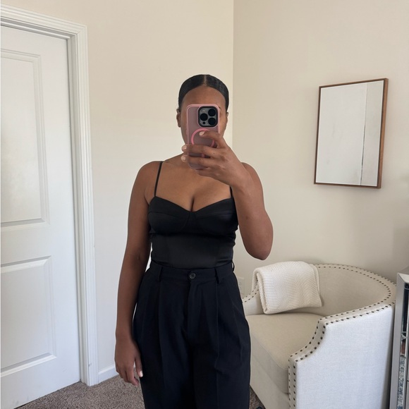 NWOT Sunday Best Minx Satin Bustier - Picture 5 of 6